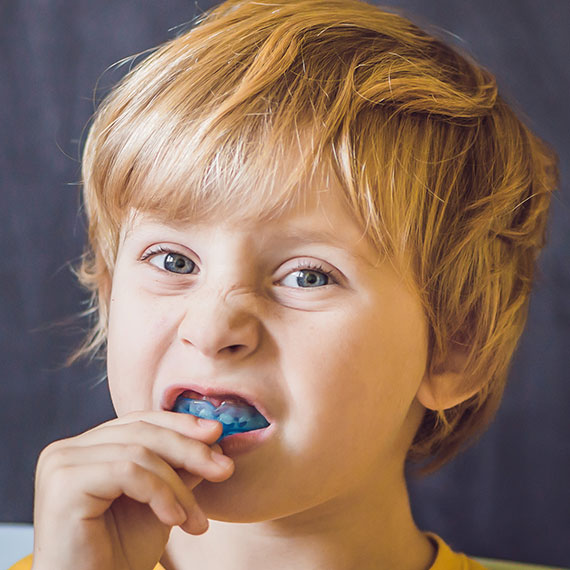 Athletic mouthguards for children